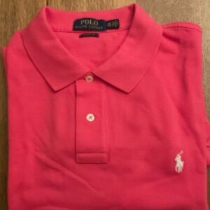 Polo Ralph Lauren Men’s Polo Shirt - Salmon Colour - Size XXL